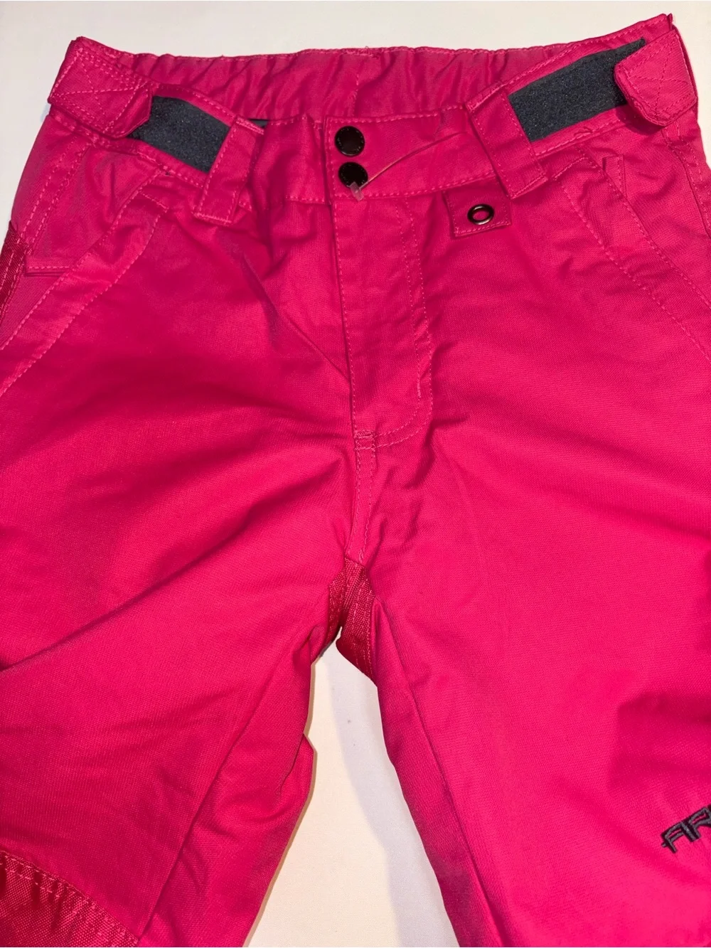 Arctix Kids Snow Pants with Reinforced Knees and Seat in fuchsia medium - Picture 7 of 12